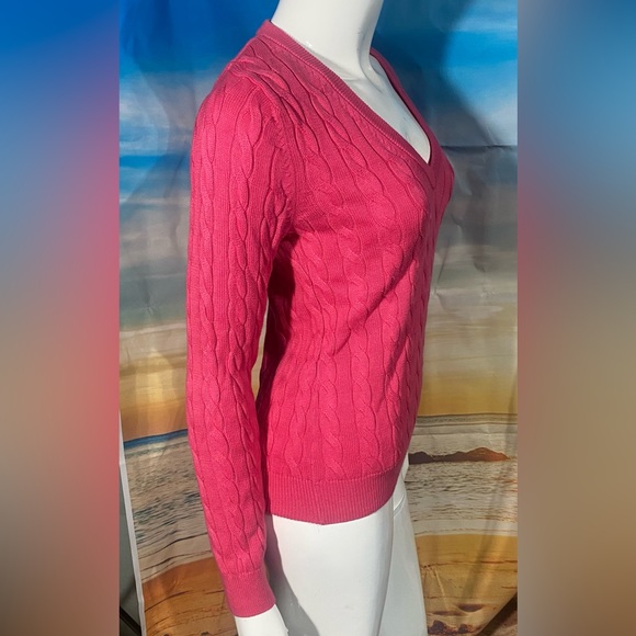 Lacoste Cotton Cable Knit Sweater - Picture 2 of 4